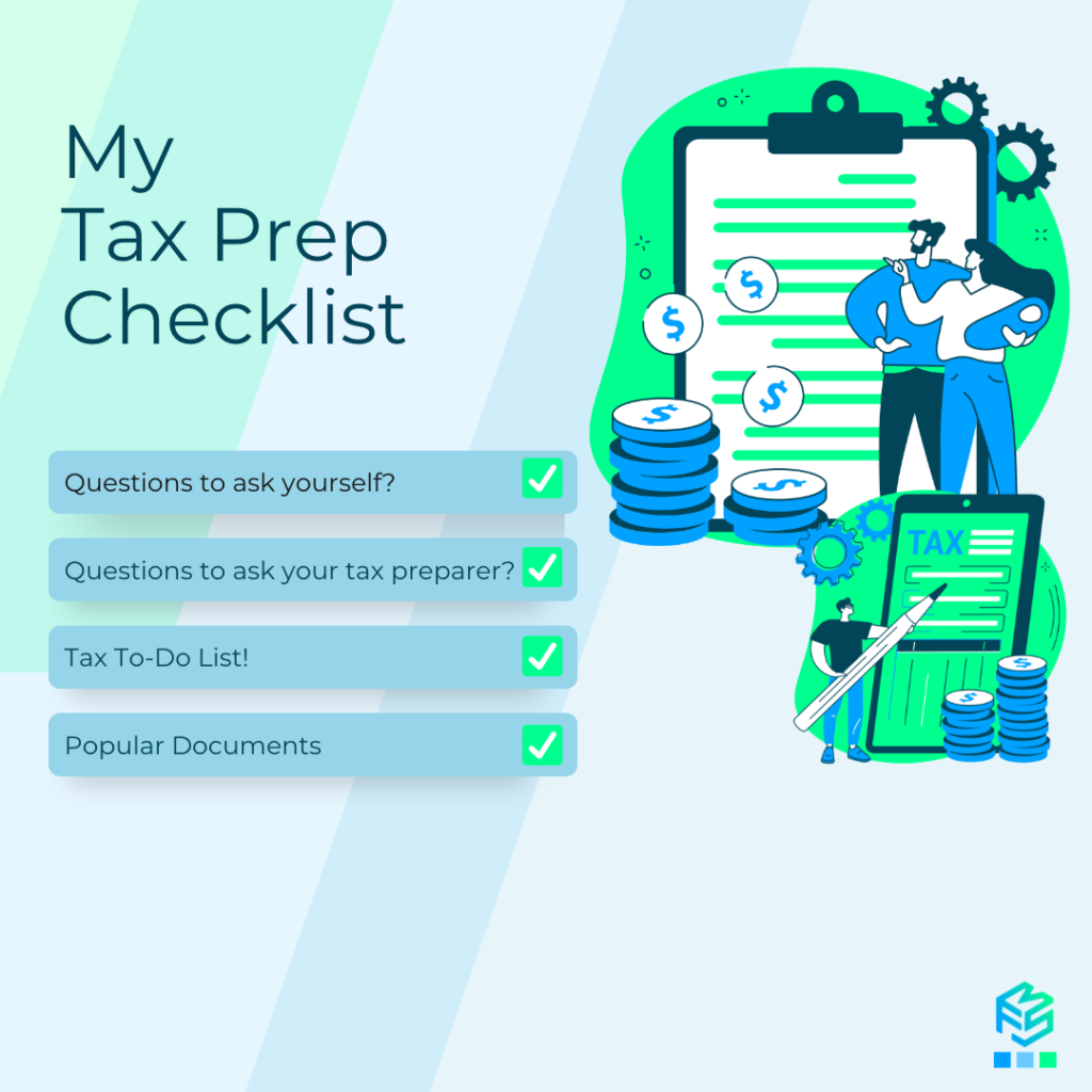My Tax Prep Checklist – My Financial Snapshot